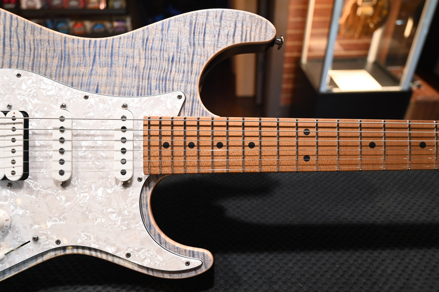 Suhr Standard Plus - Trans Blue Denim Slate Guitar #2247 - Danville Music