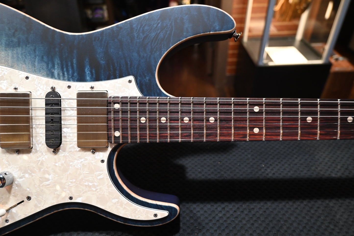 Tom Anderson Guardian Angel - Arctic Blue WakeSurf Satin Guitar #323N - Danville Music
