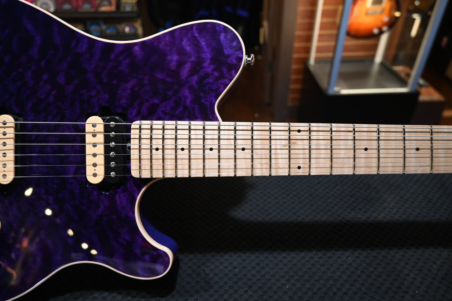 Music Man BFR Axis - Purple Nitro Guitar #6424 - Danville Music