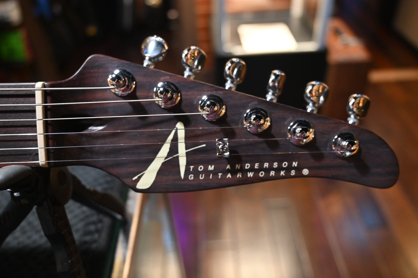 Tom Anderson Guardian Angel - Arctic Blue WakeSurf Satin Guitar #323N - Danville Music