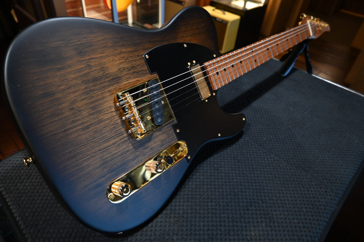 Tom Anderson T Icon - Rustic Brown Edge Burst Satin Guitar #823P - Danville Music
