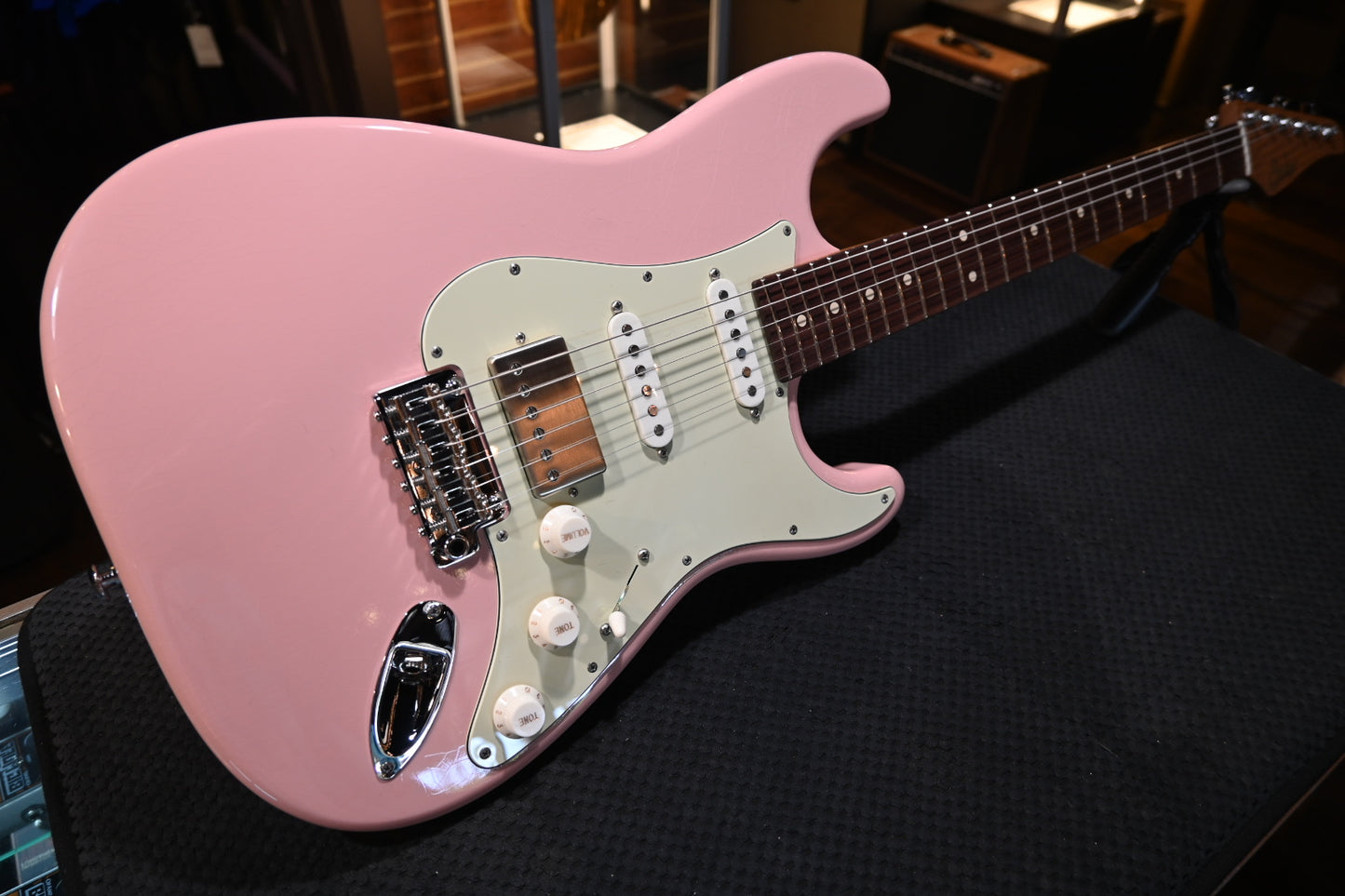 Suhr Mateus Asato Signature Series Classic S Antique - Shell Pink Guitar #6151 - Danville Music