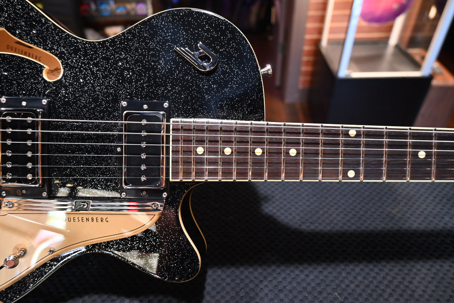 Duesenberg Starplayer TV - Black Sparkle Guitar #3535 - Danville Music