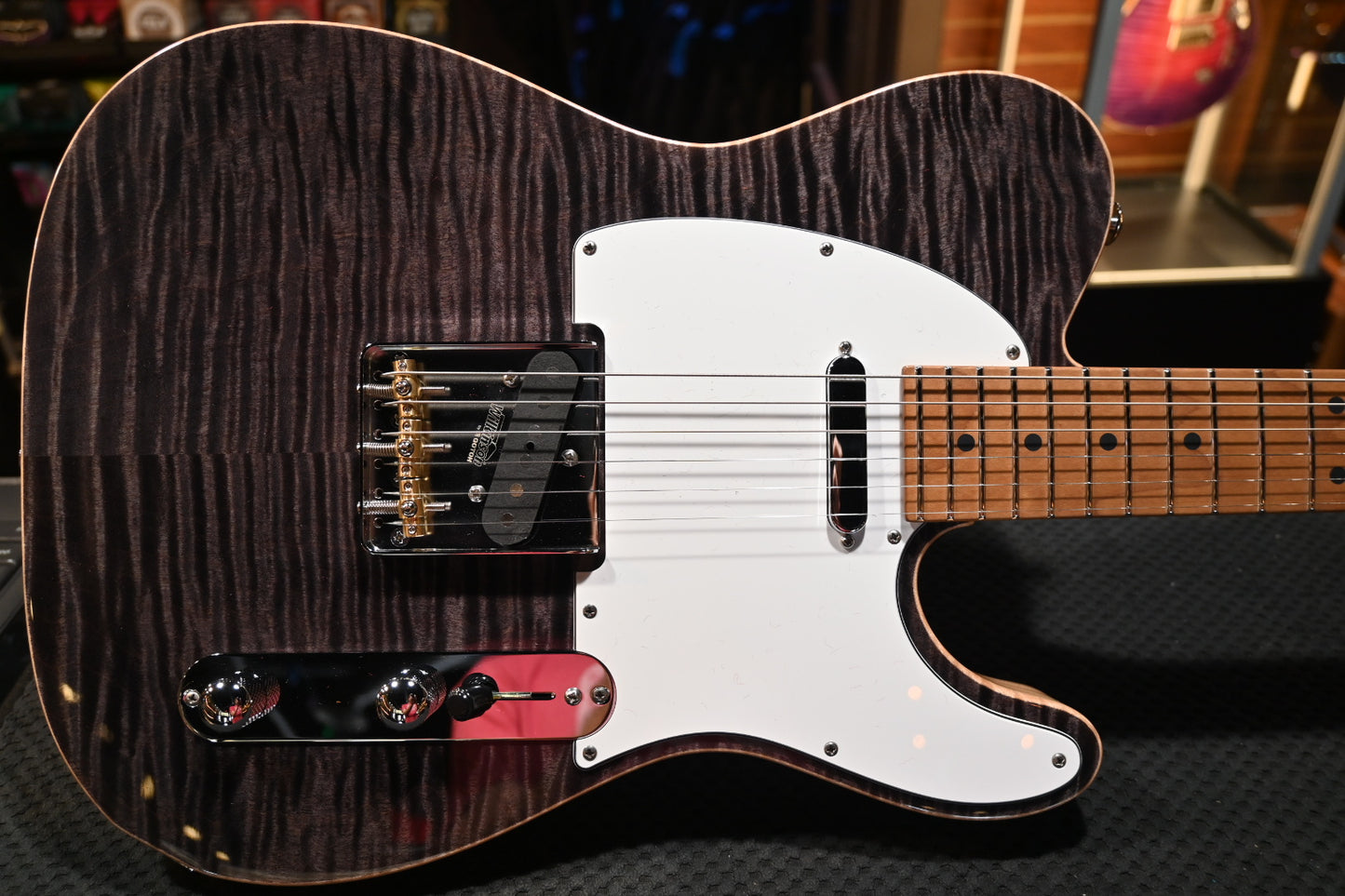 Suhr Custom Classic T - Trans Charcoal Guitar #3271 - Danville Music