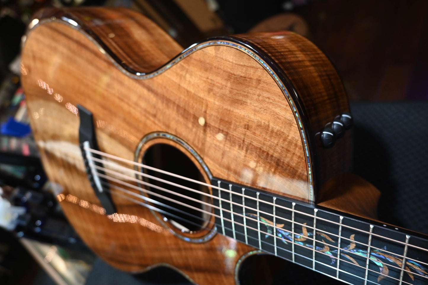 Taylor Custom GA Grand Auditorium AA Koa/AA Koa Catch #26 Guitar #3120 - Danville Music