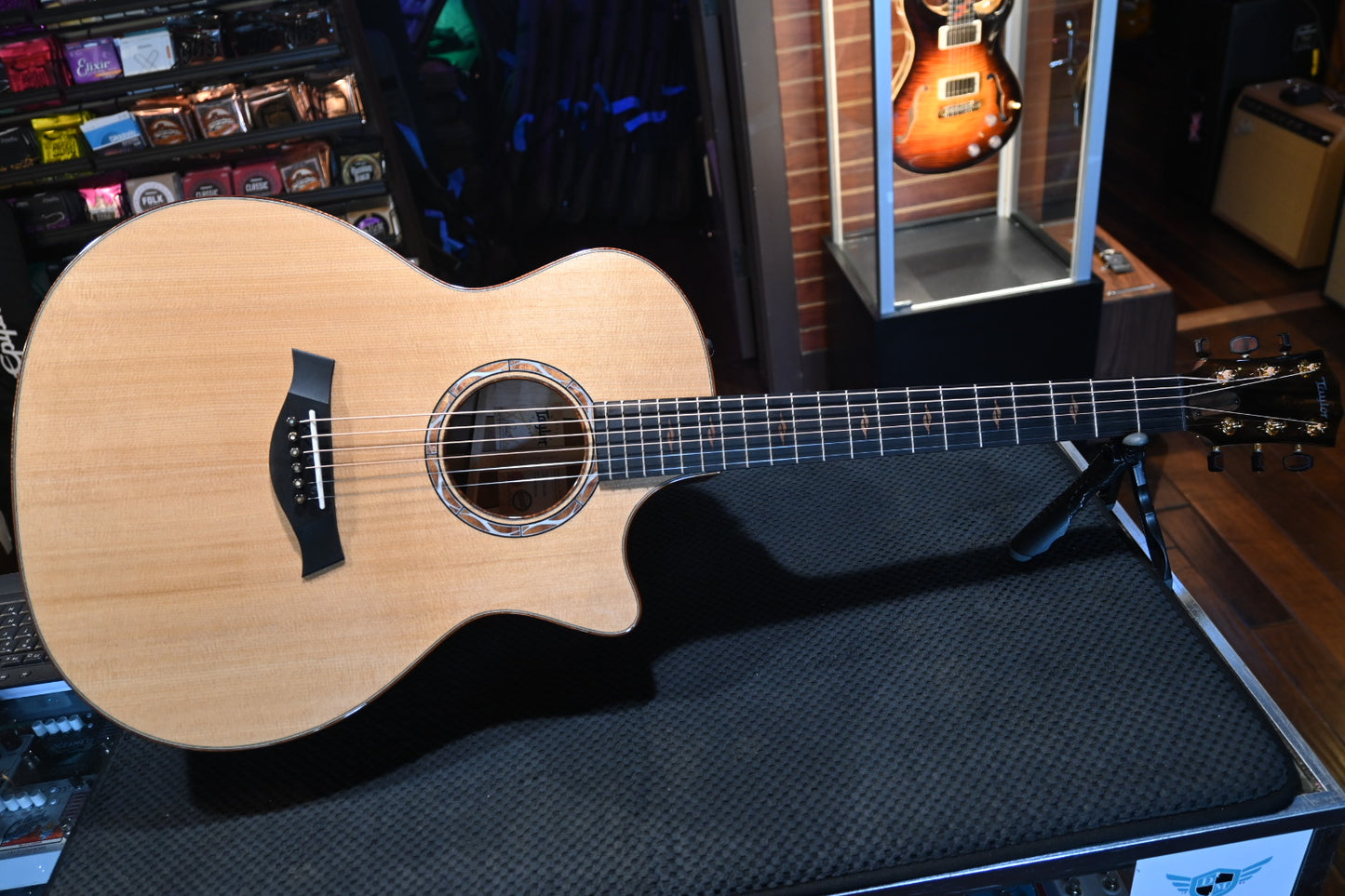 Taylor Custom GA Grand Auditorium Catch #2 Torrefied Sitka Spruce/Maple Guitar #3122 - Danville Music