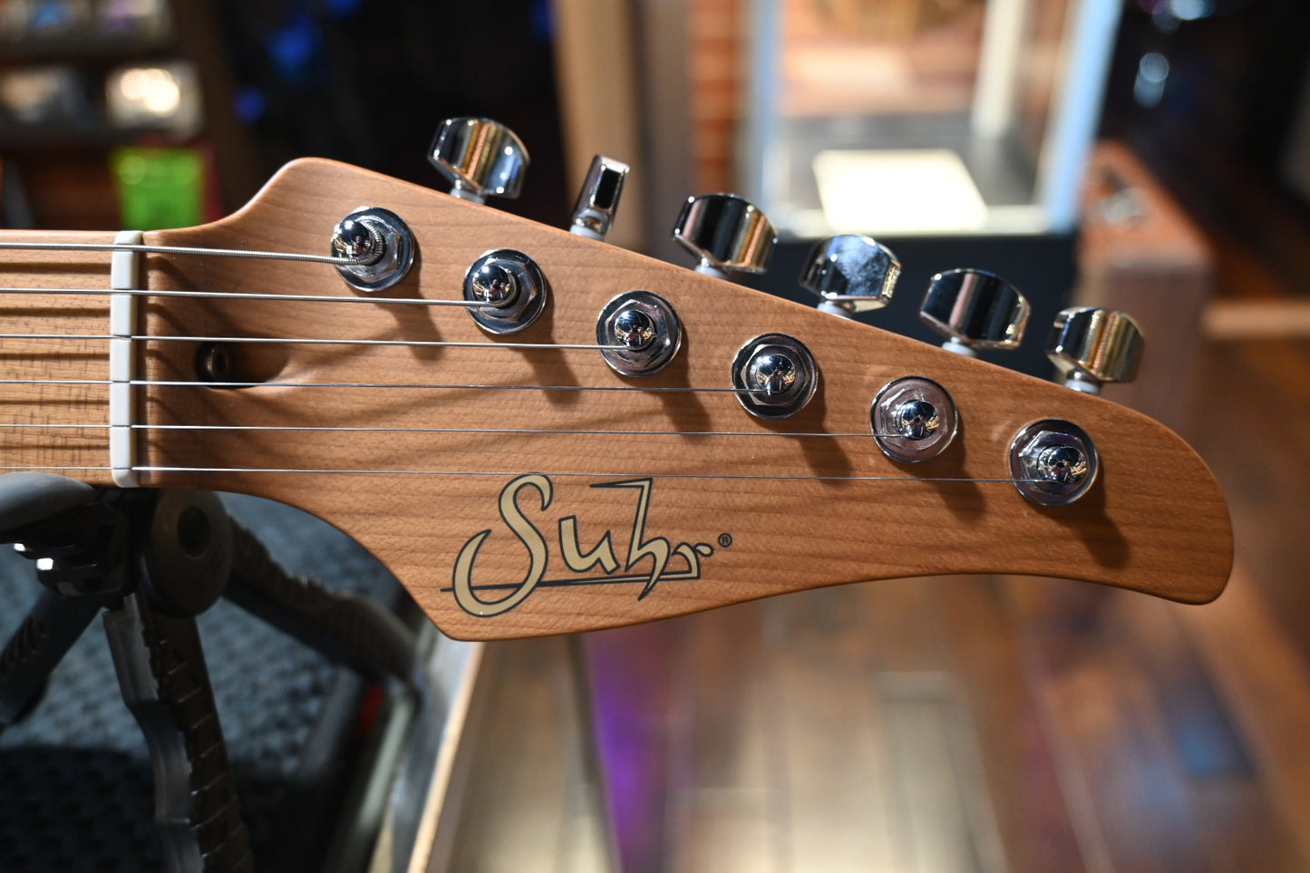 Suhr Standard Plus - Trans Blue Denim Slate Guitar #2247 - Danville Music