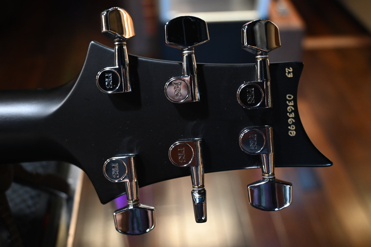 PRS Wood Library CE 24 Quilt - Tortoise Shell Guitar #3698 - Danville Music