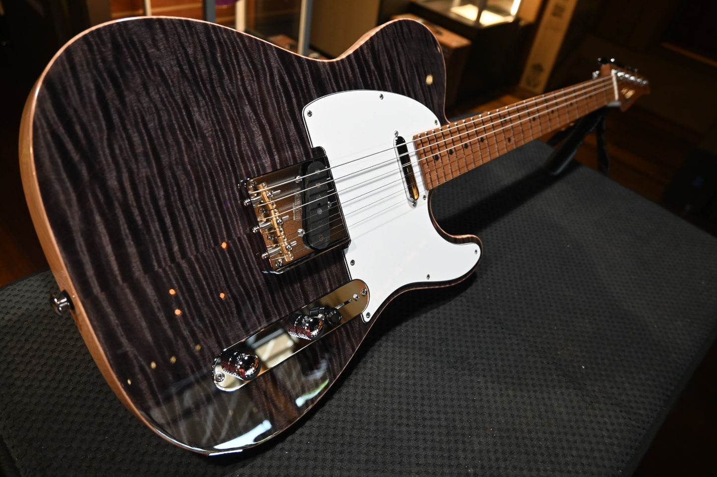 Suhr Custom Classic T - Trans Charcoal Guitar #3271 - Danville Music