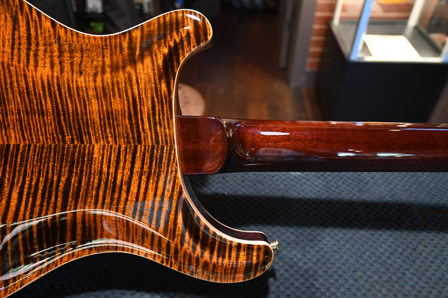 PRS Hollowbody II Piezo 10-Top - Orange Tiger Guitar #2394 - Danville Music