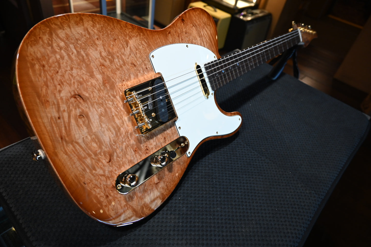 Suhr Custom Classic T Waterfall Burl - Natural Burst Guitar #3272 - Danville Music