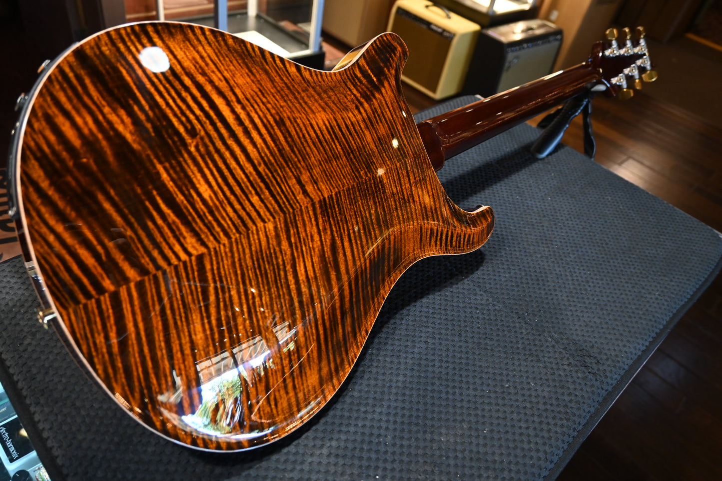 PRS Hollowbody II Piezo 10-Top - Orange Tiger Guitar #2394 - Danville Music
