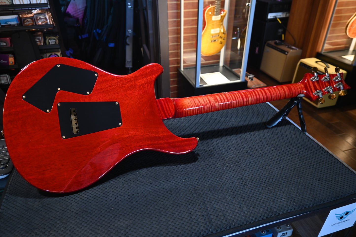 PRS Wood Library Modern Eagle V 2022 - Blood Orange Guitar #8574 PRE-OWNED - Danville Music
