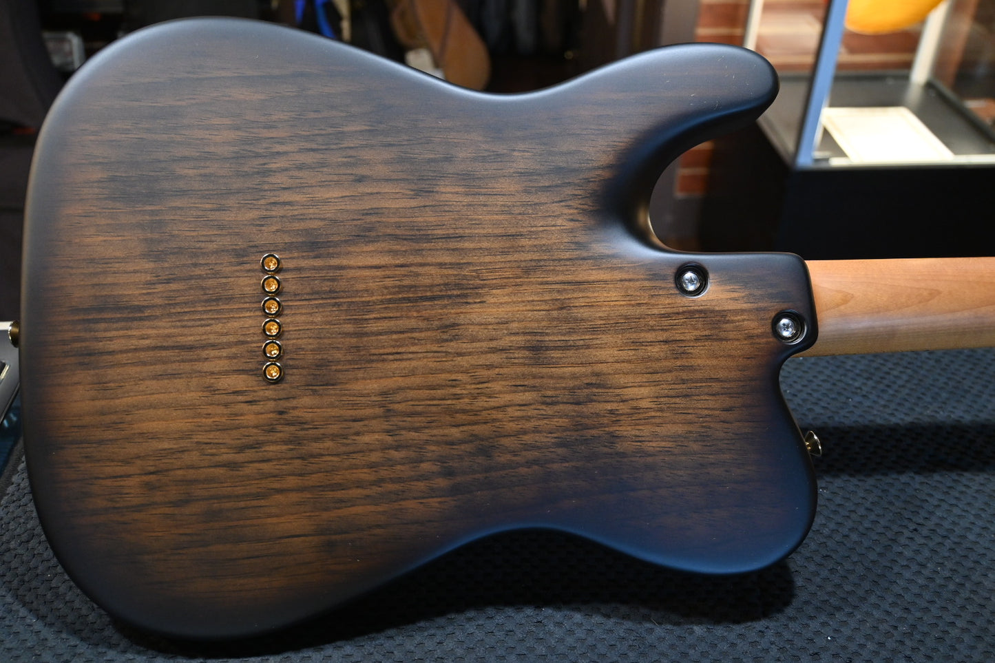Tom Anderson T Icon - Rustic Brown Edge Burst Satin Guitar #823P - Danville Music