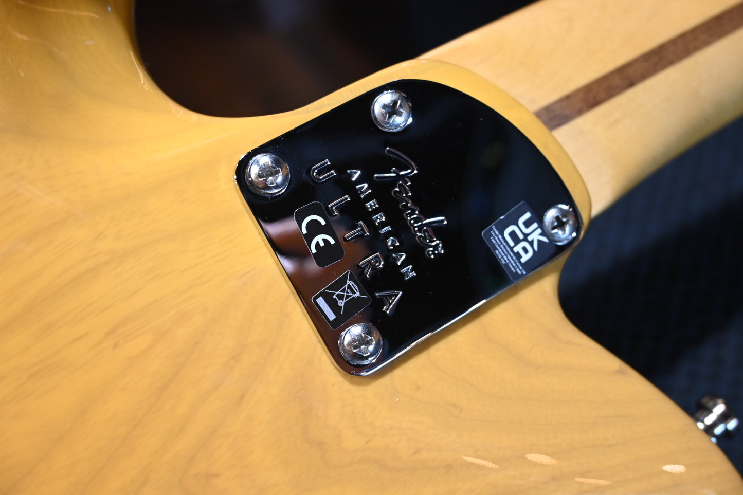 Fender American Ultra Telecaster 2022 - Butterscotch Blonde Guitar #9217 - Danville Music