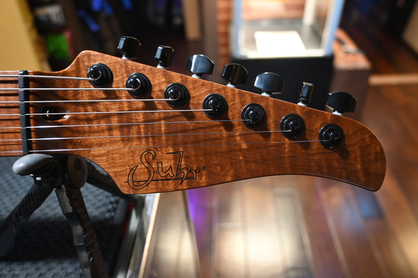 Suhr Custom Modern 7 Antique - Shell Pink Guitar #5078 - Danville Music