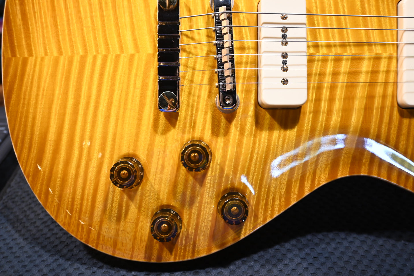 PRS Private Stock McCarty SC 594 Single-Cut Soapbar P90s Brazilian Rosewood Neck - Vintage McCarty Burst Guitar #10497 - Danville Music