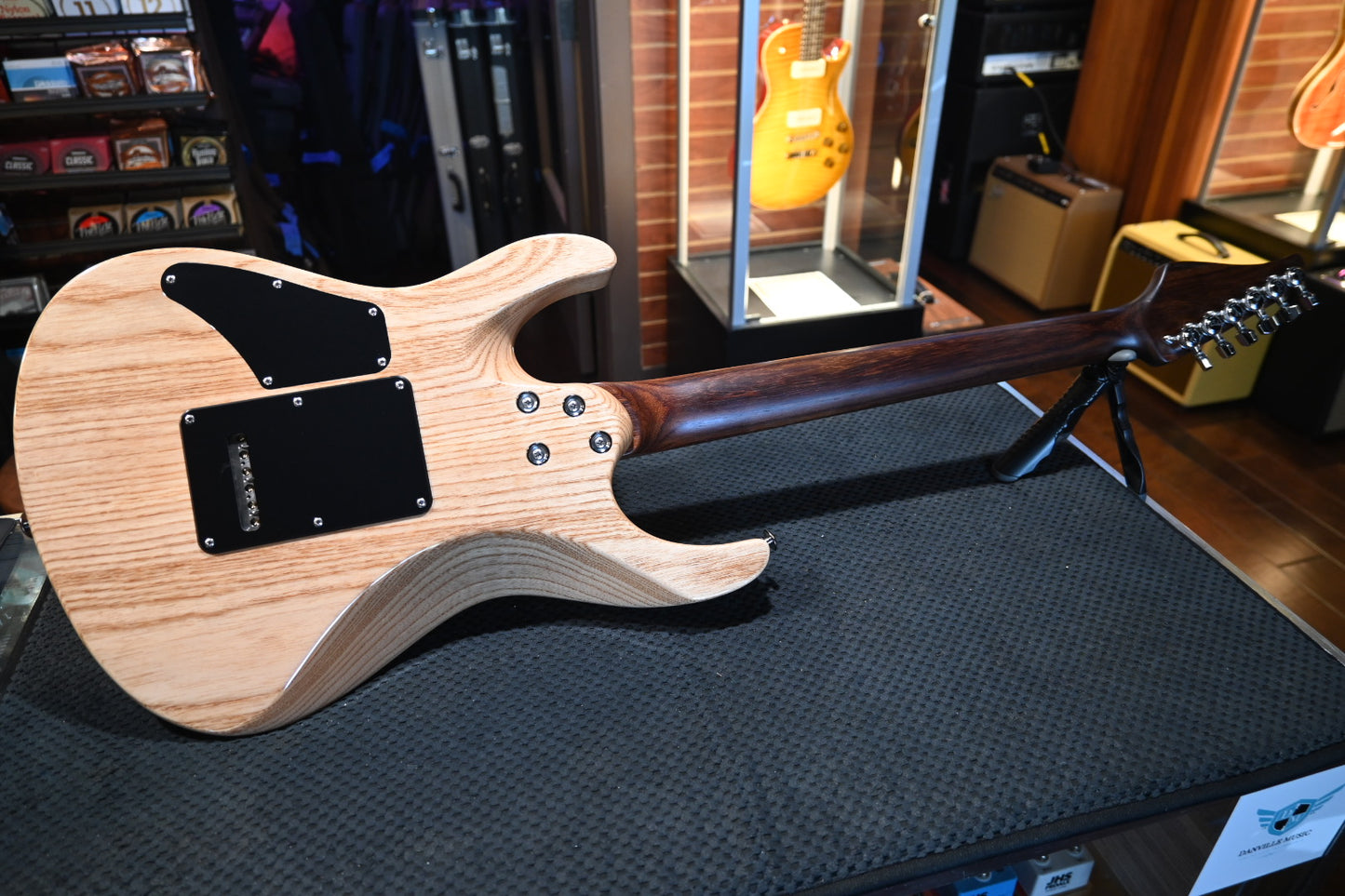 Suhr Custom Modern Angel Quilt Maple - Aqua Blue Gradient Guitar #3273 - Danville Music