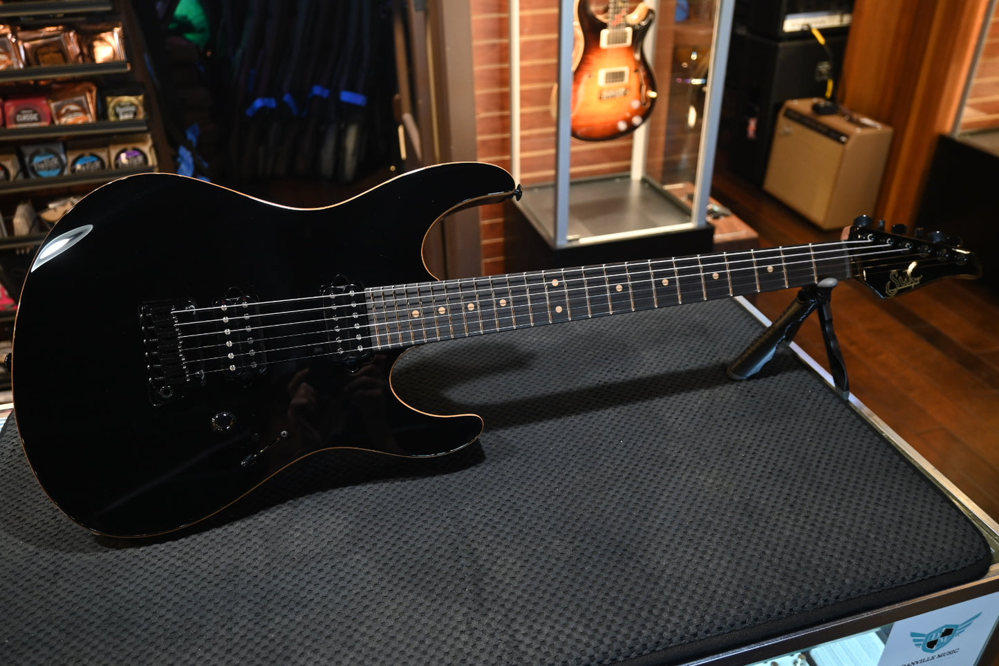 Suhr James Norbert Ivanyi Signature Series Modern - Black Guitar #6881 - Danville Music