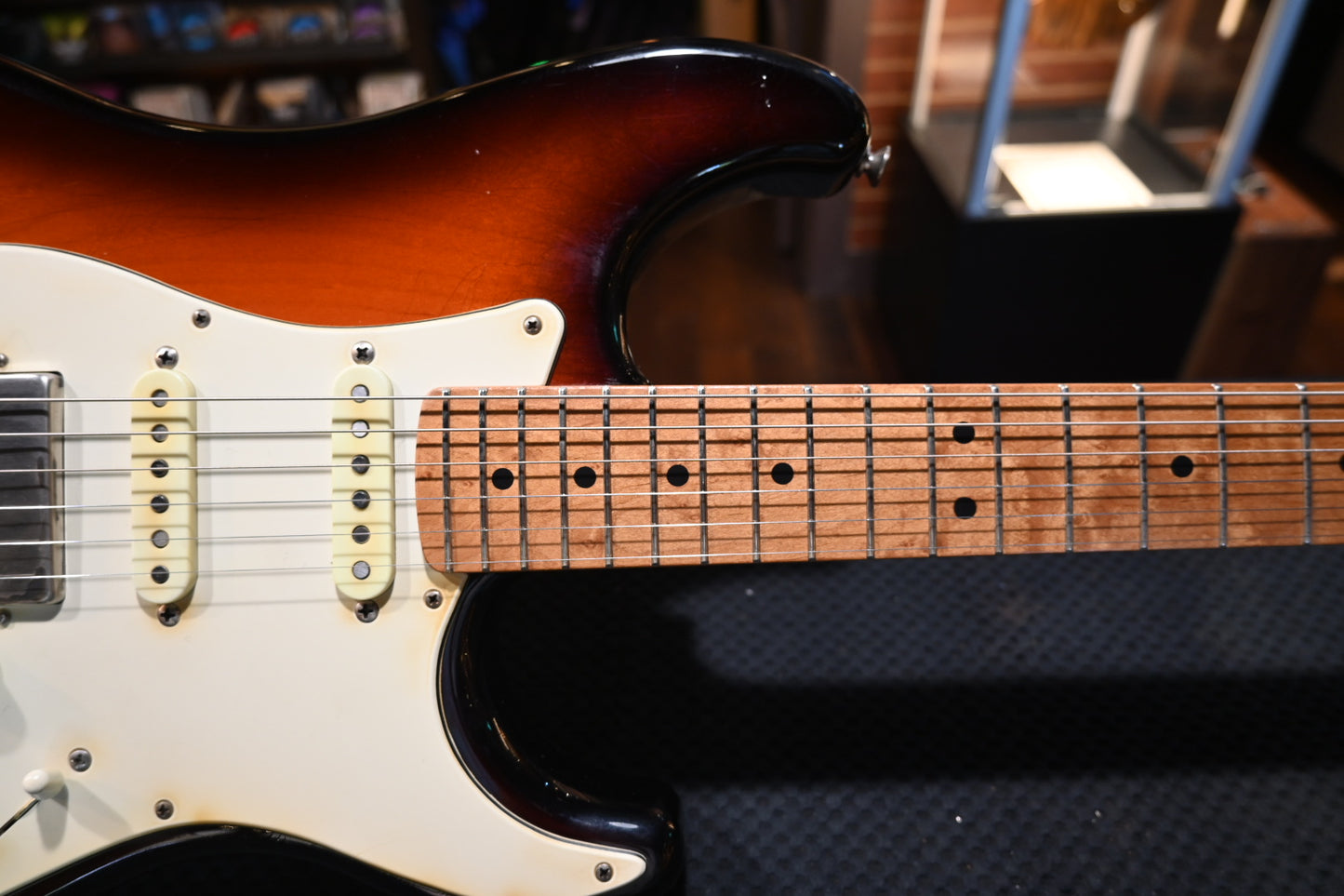 Lsl Instruments Saticoy HSS - Brown Burst Guitar “Birdia” #5808 - Danville Music