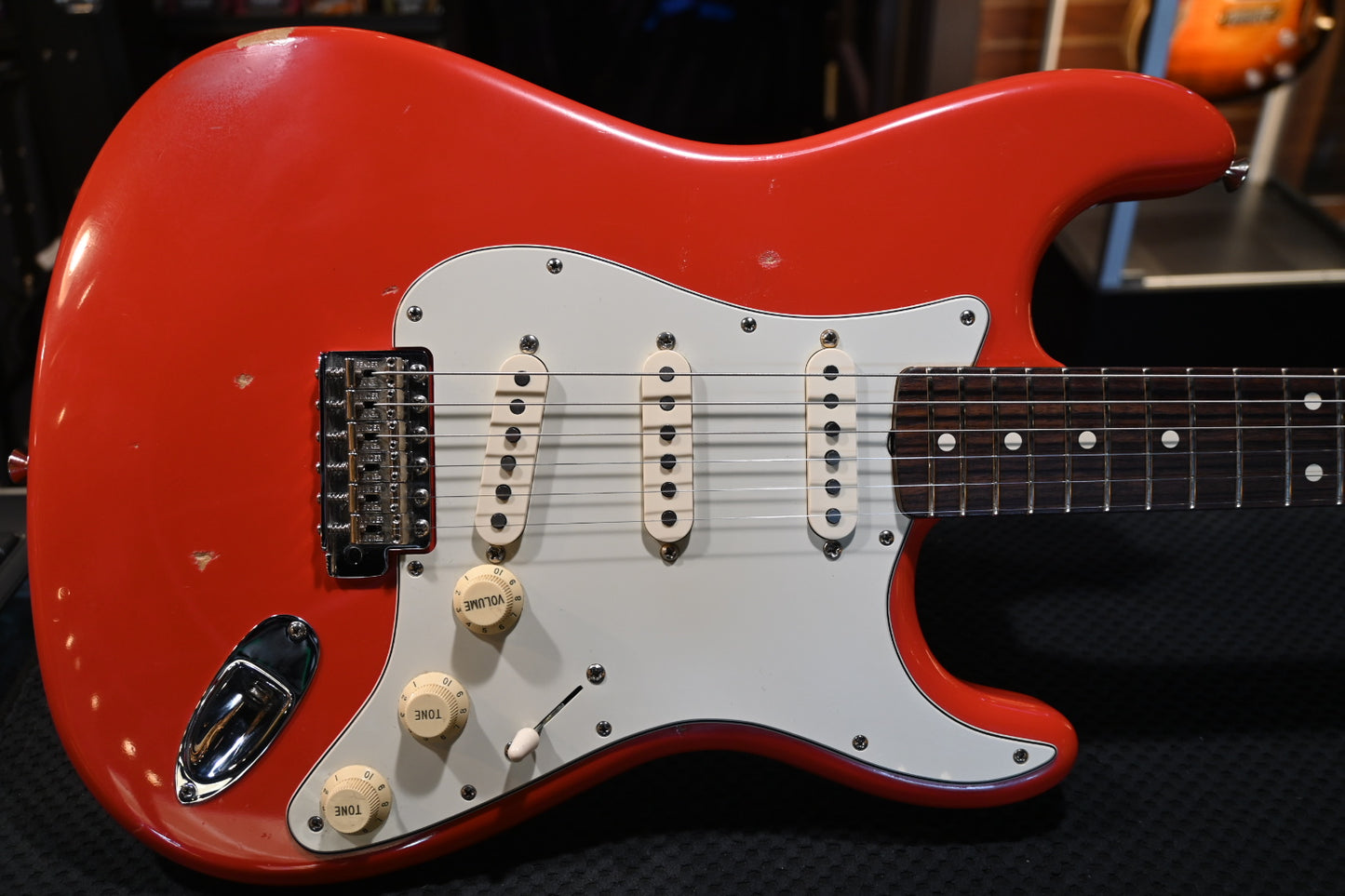 Fender Custom Shop 1970 Stratocaster NOS 2009 - Fiesta Red Guitar #5894 PRE-OWNED - Danville Music