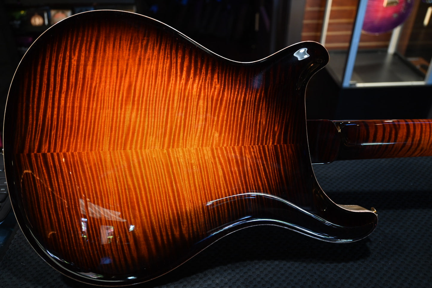 PRS Private Stock Hollowbody II Piezo Koi Inlay - Electric Tiger Glow Guitar #10501 - Danville Music
