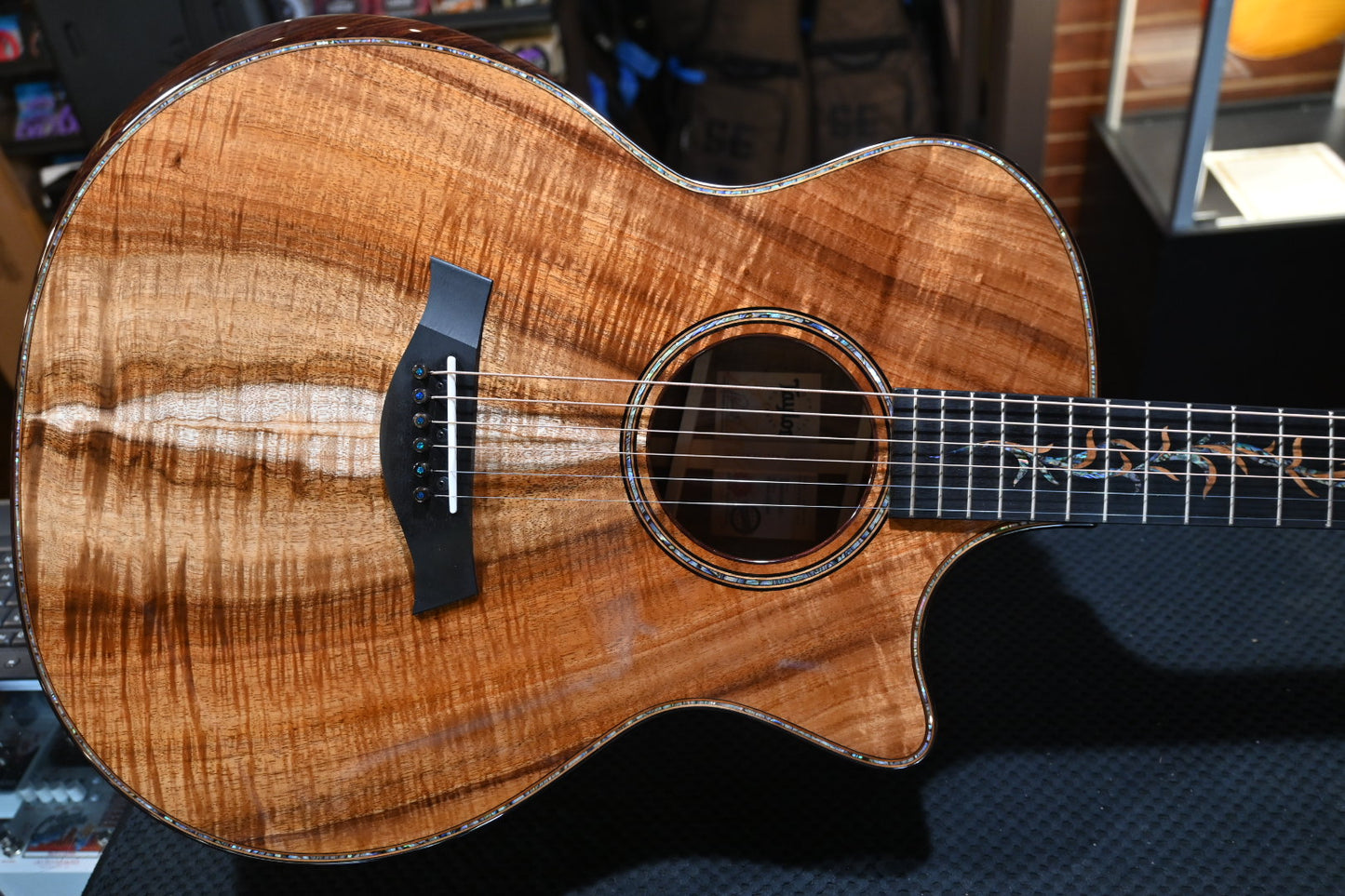 Taylor Custom GA Grand Auditorium AA Koa/AA Koa Catch #26 Guitar #3120 - Danville Music