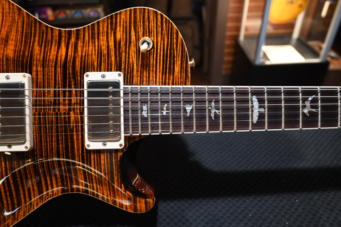 PRS McCarty SC 594 Single-Cut 10-Top - Orange Tiger Guitar #3983 - Danville Music
