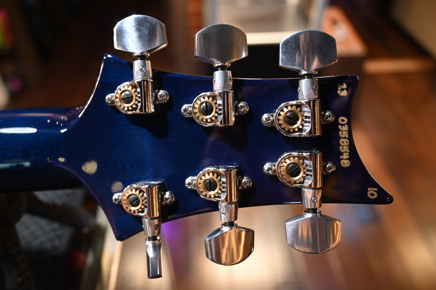 PRS Custom 24 Floyd 10-Top - Cobalt Blue Guitar #8548 - Danville Music