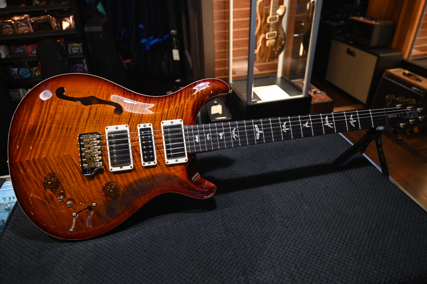 PRS Special Semi-Hollow 10-Top - Dark Cherry Burst Guitar #3263 - Danville Music