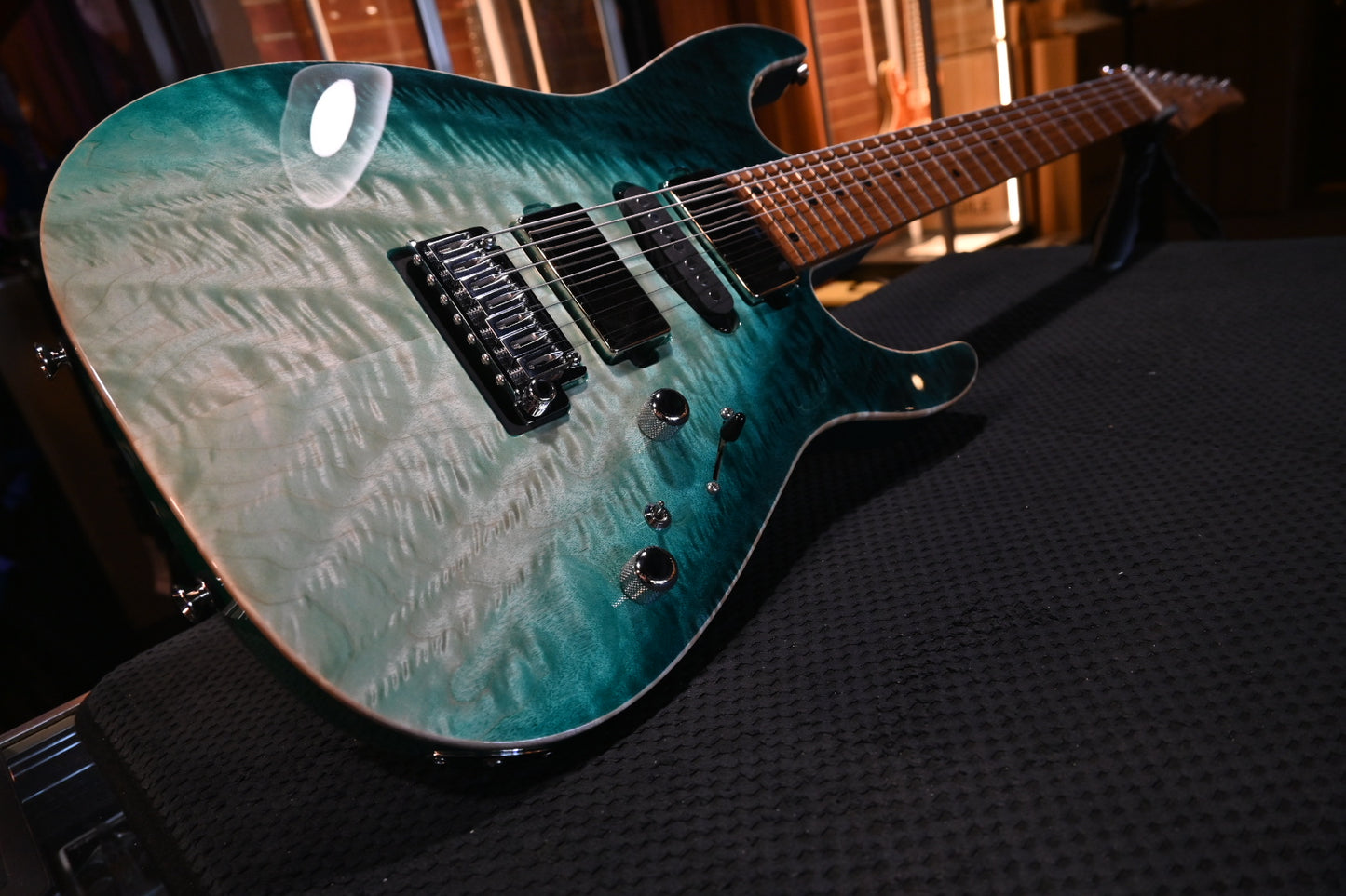 Tom Anderson Angel 7 - Teal WakeSurf Guitar #923P - Danville Music