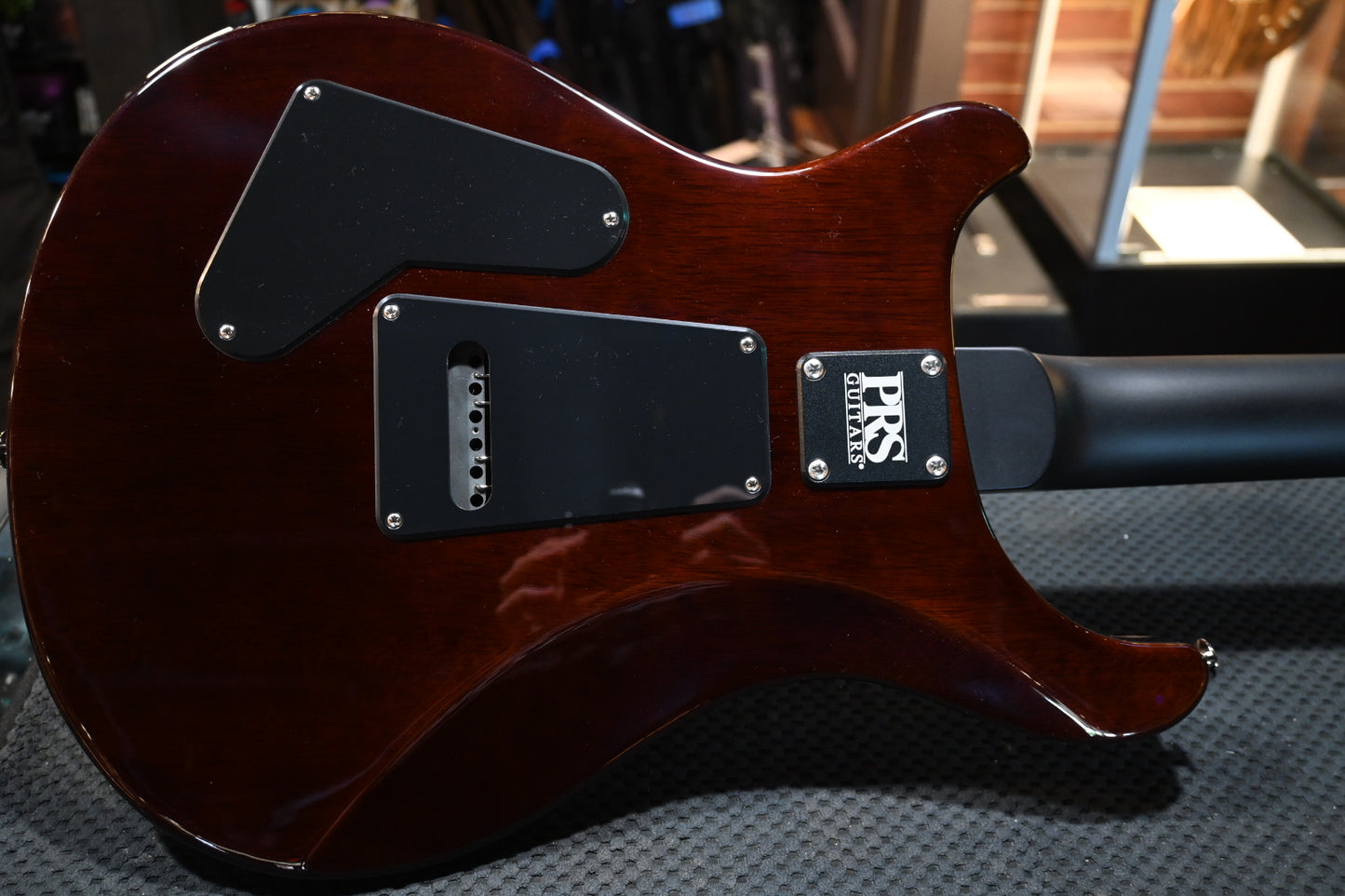 PRS Wood Library CE 24 Quilt - Tortoise Shell Guitar #8384 - Danville Music