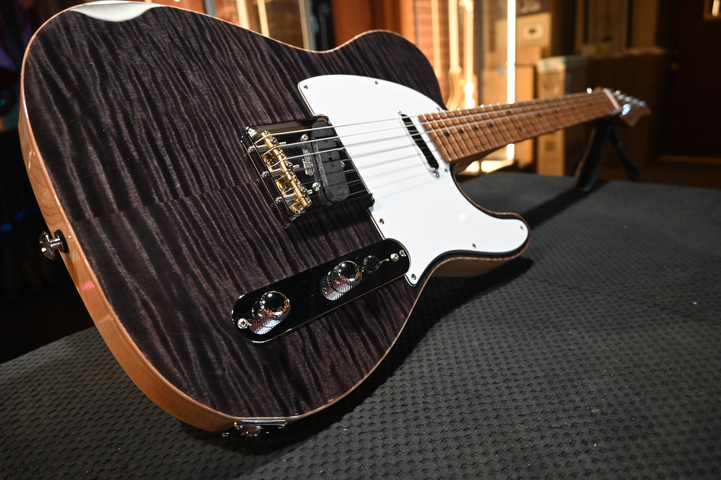 Suhr Custom Classic T - Trans Charcoal Guitar #3271 - Danville Music
