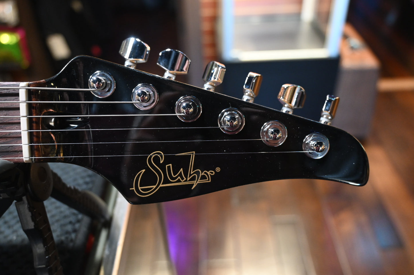 Suhr Custom Classic S Antique - Black Guitar #5079 - Danville Music