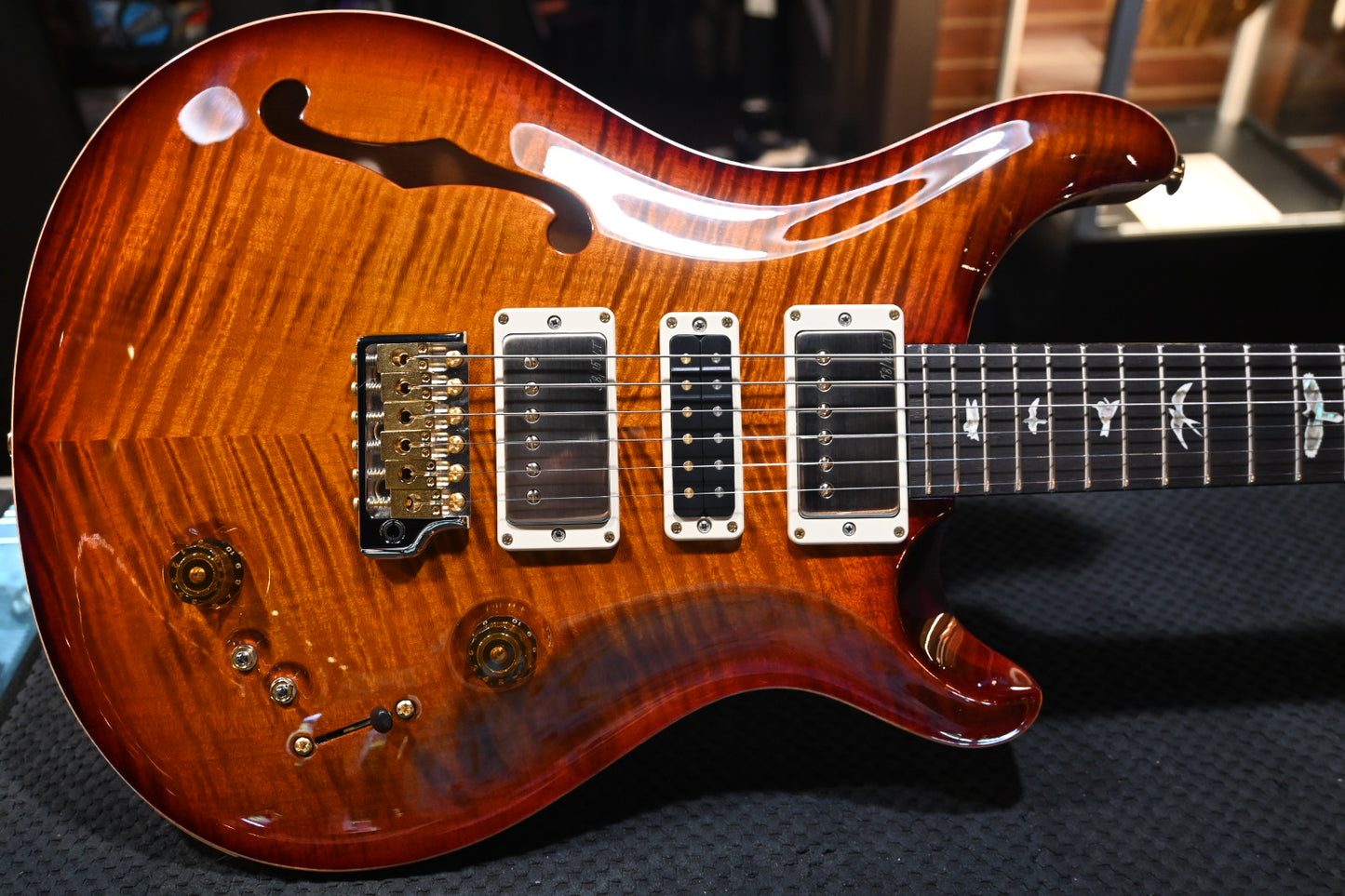 PRS Special Semi-Hollow 10-Top - Dark Cherry Burst Guitar #3263 - Danville Music