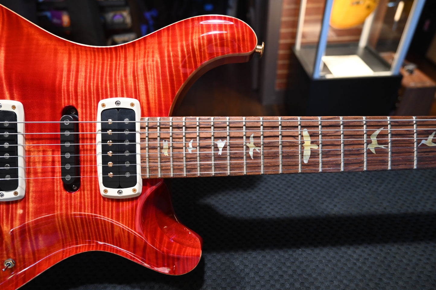 PRS Wood Library Modern Eagle V 2022 - Blood Orange Guitar #8574 PRE-OWNED - Danville Music
