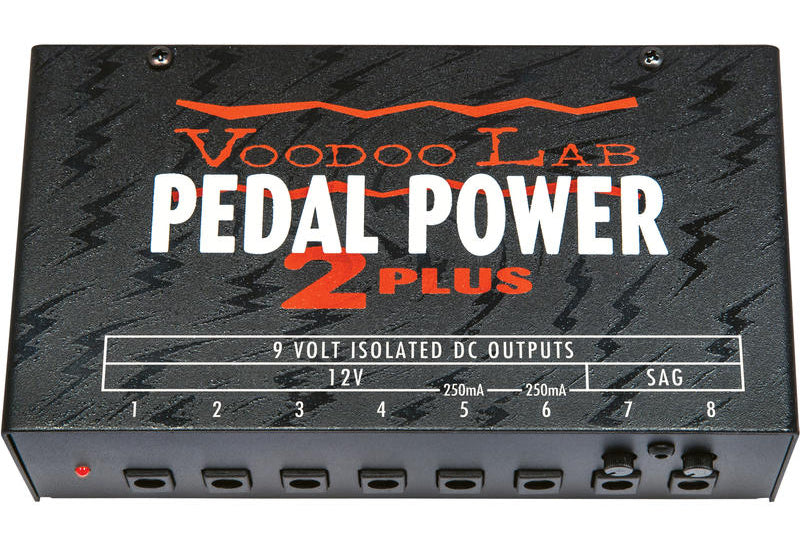 guitar pedal power supply isolated Voodoo Lab Pedal Power 2 PLUS Isolated Guitar Pedal Power Supply