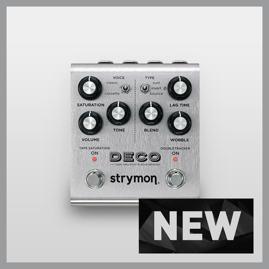 tape saturation pedal Strymon Deco Tape Saturation Effect Pedal