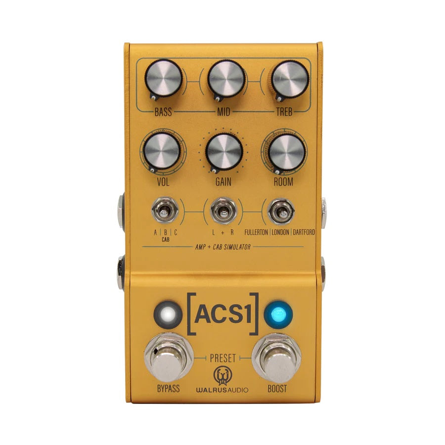 Walrus Audio MAKO Series: ACS1 Amp + Cab Simulator Effect Pedal - Danville Music