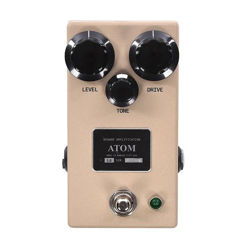 browne atom pedal Browne Amplification The ATOM Nashville Overdrive Effect Pedal