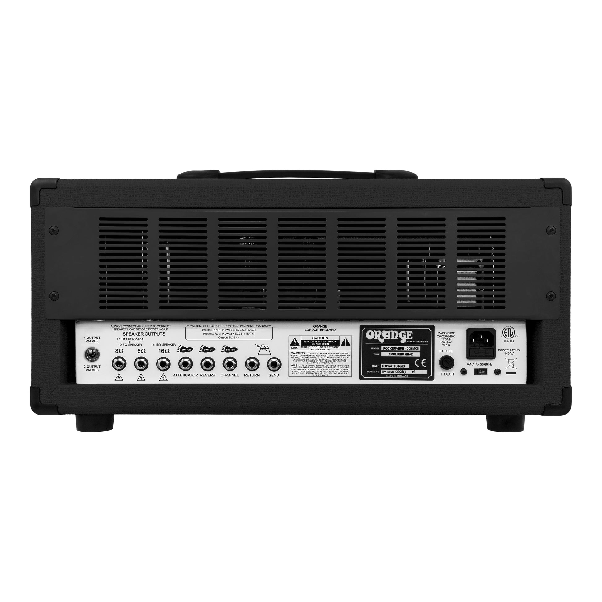 Orange Rockerverb 100 MKIII - Black - Danville Music