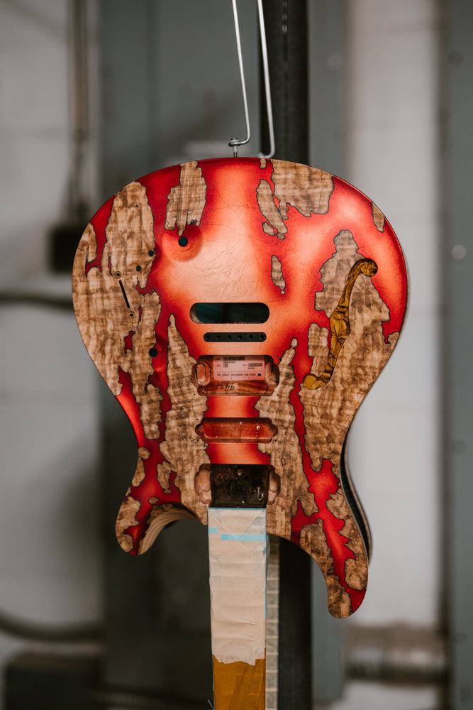 PRS Paul Reed Smith Private Stock Special 22 Semi-Hollow - Natural with Cherry Burst Copper Foil Accents #9431 - Danville Music