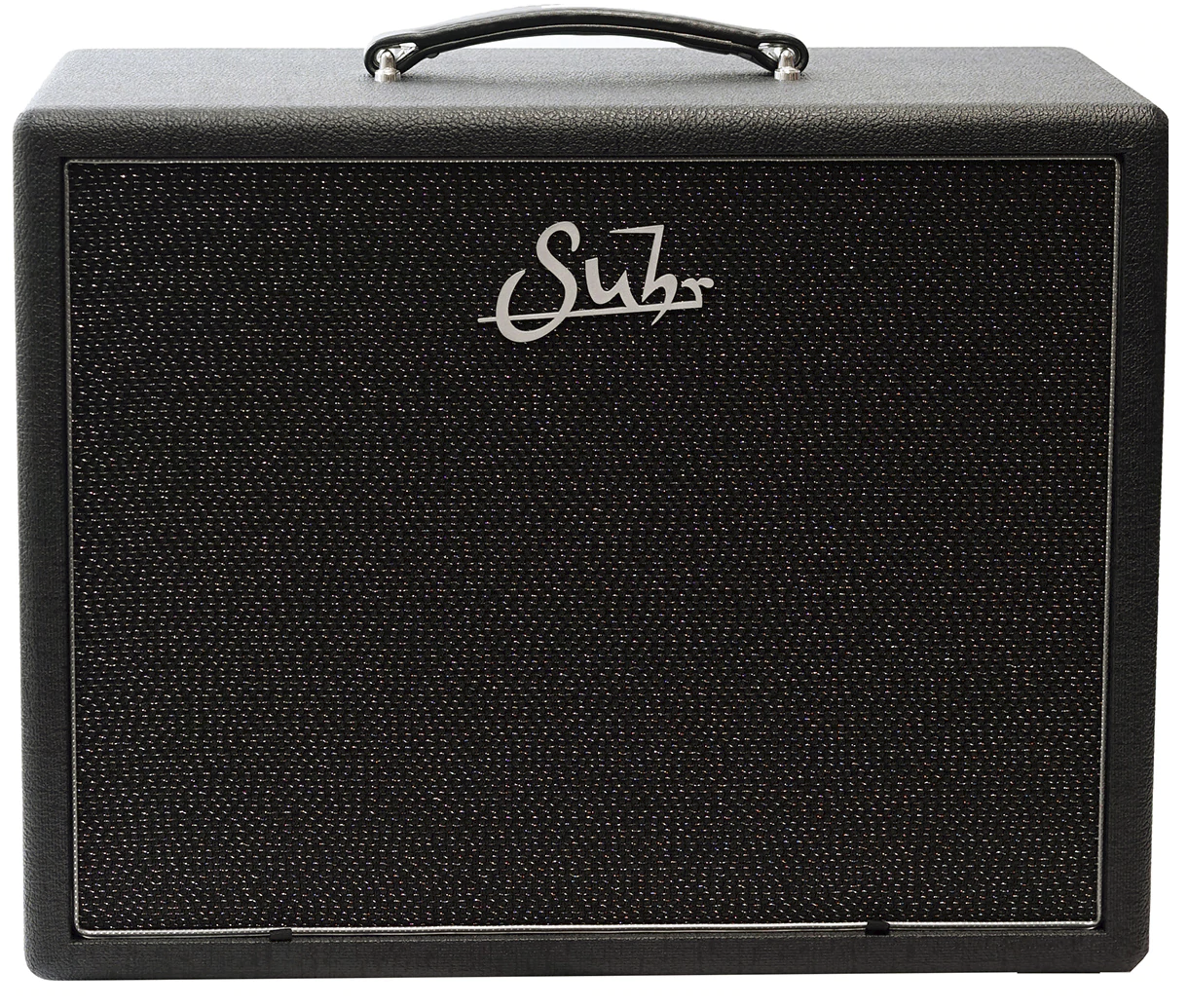 Suhr Badger 1x12 Speaker Cabinet - Graphite Tolex/Black-Silver Grill Warehouse Veteran 30 Speakers - Danville Music