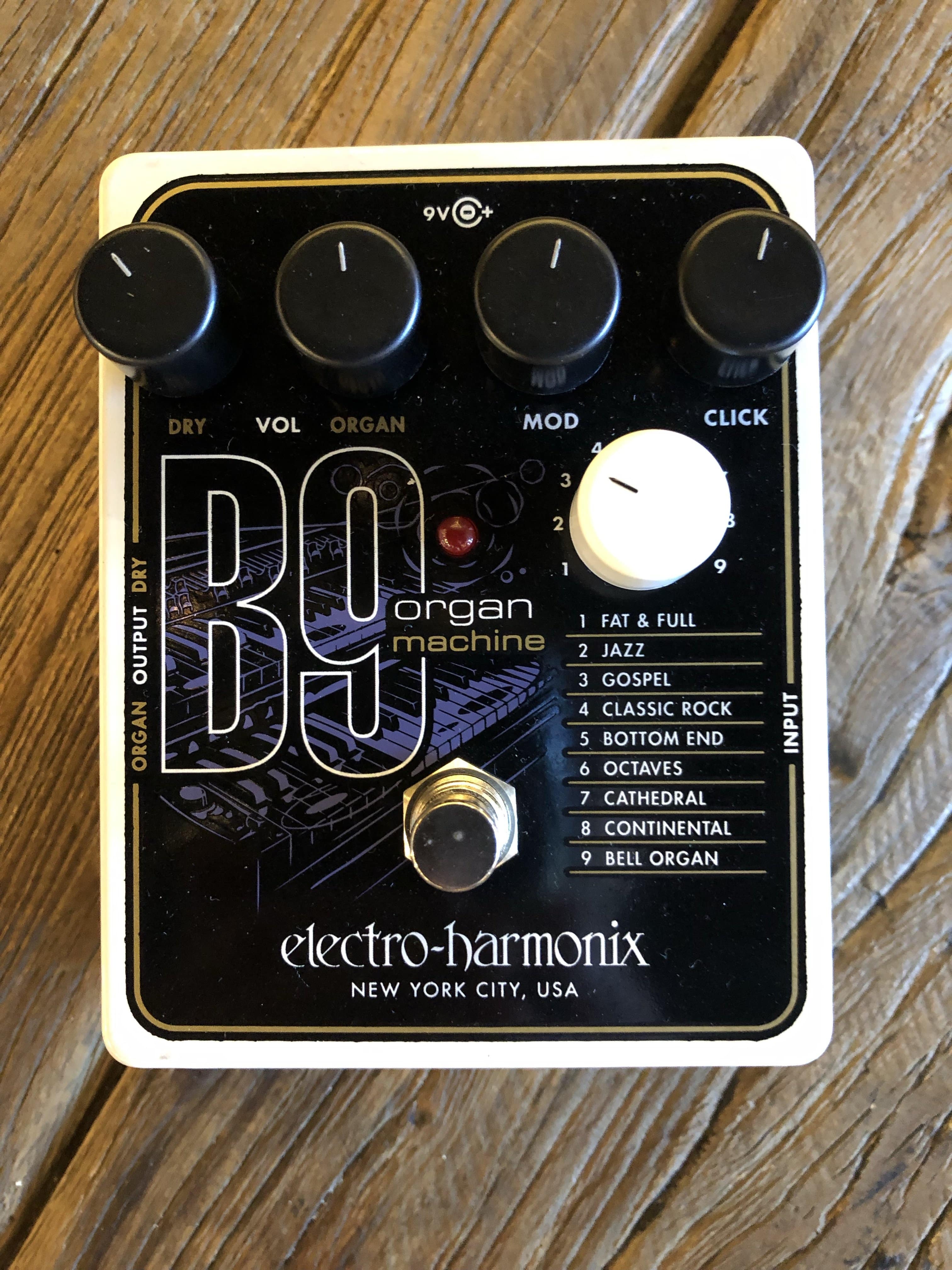 organ guitar pedal EHX Electro-Harmonix B9 Organ Machine – Danville Music
