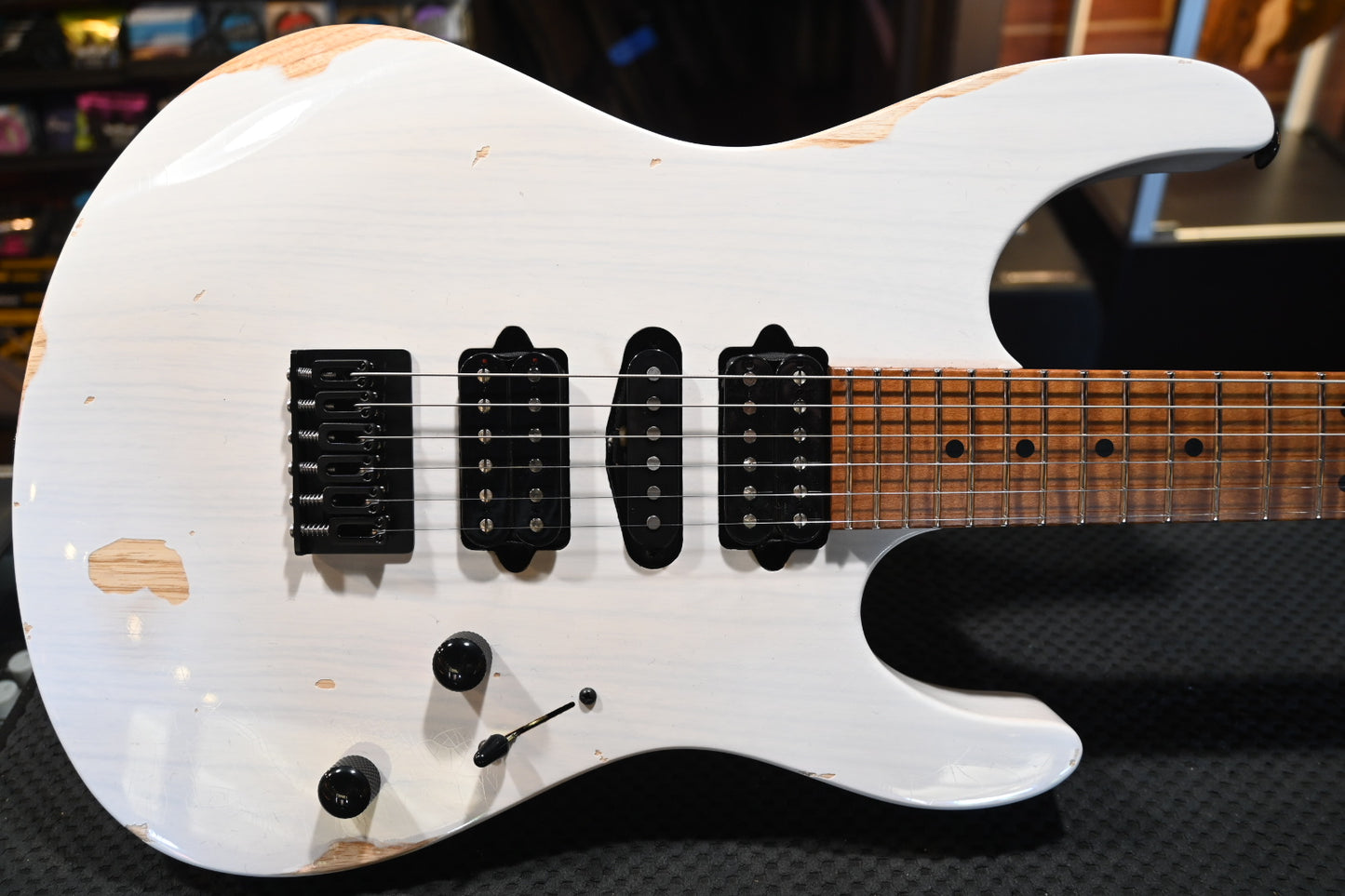 Suhr Custom Modern Antique - Trans White Guitar #5077 - Danville Music