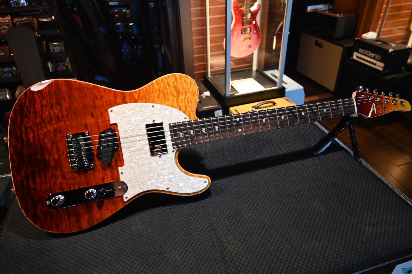 Tom Anderson Top T Classic - Fire Wipeout Guitar #222N - Danville Music