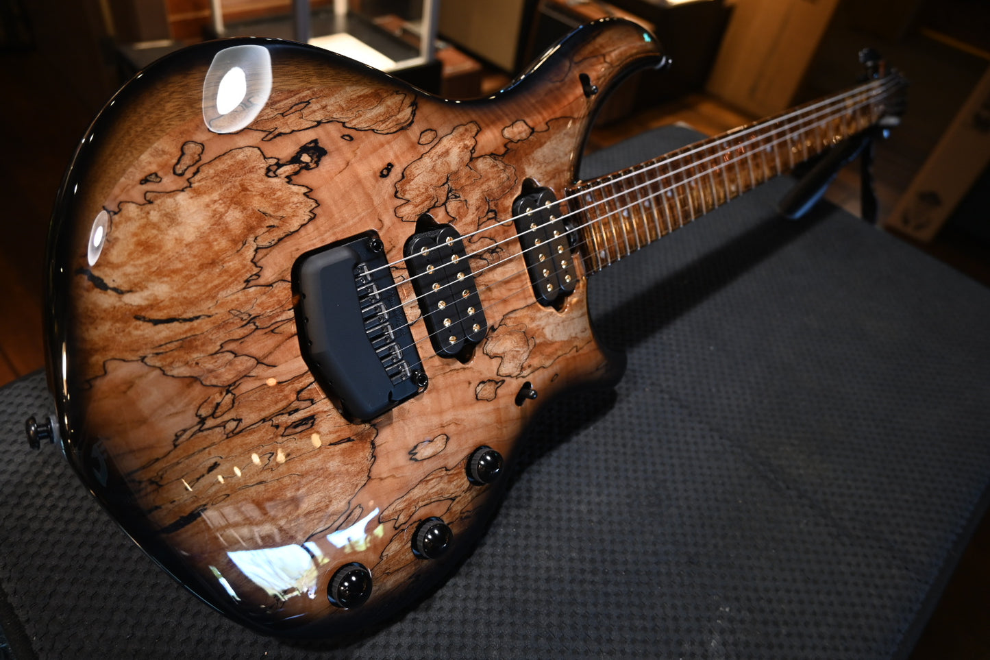 Music Man Majesty Maple Top 6-String - Spiced Melange Guitar #7091 - Danville Music