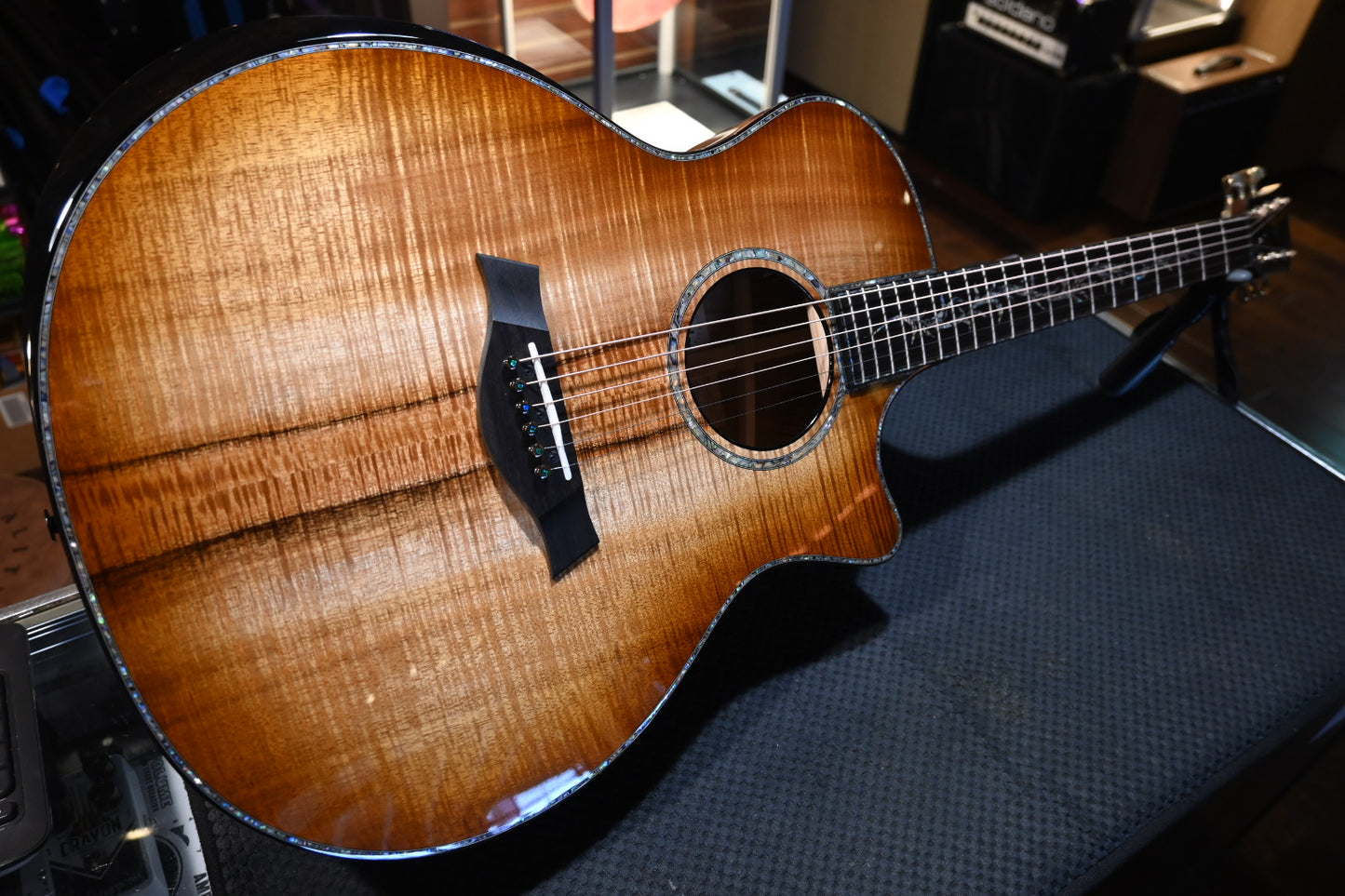 Taylor Custom GA Grand Auditorium Master Grade Koa (Catch #1) Guitar #2174 - Danville Music
