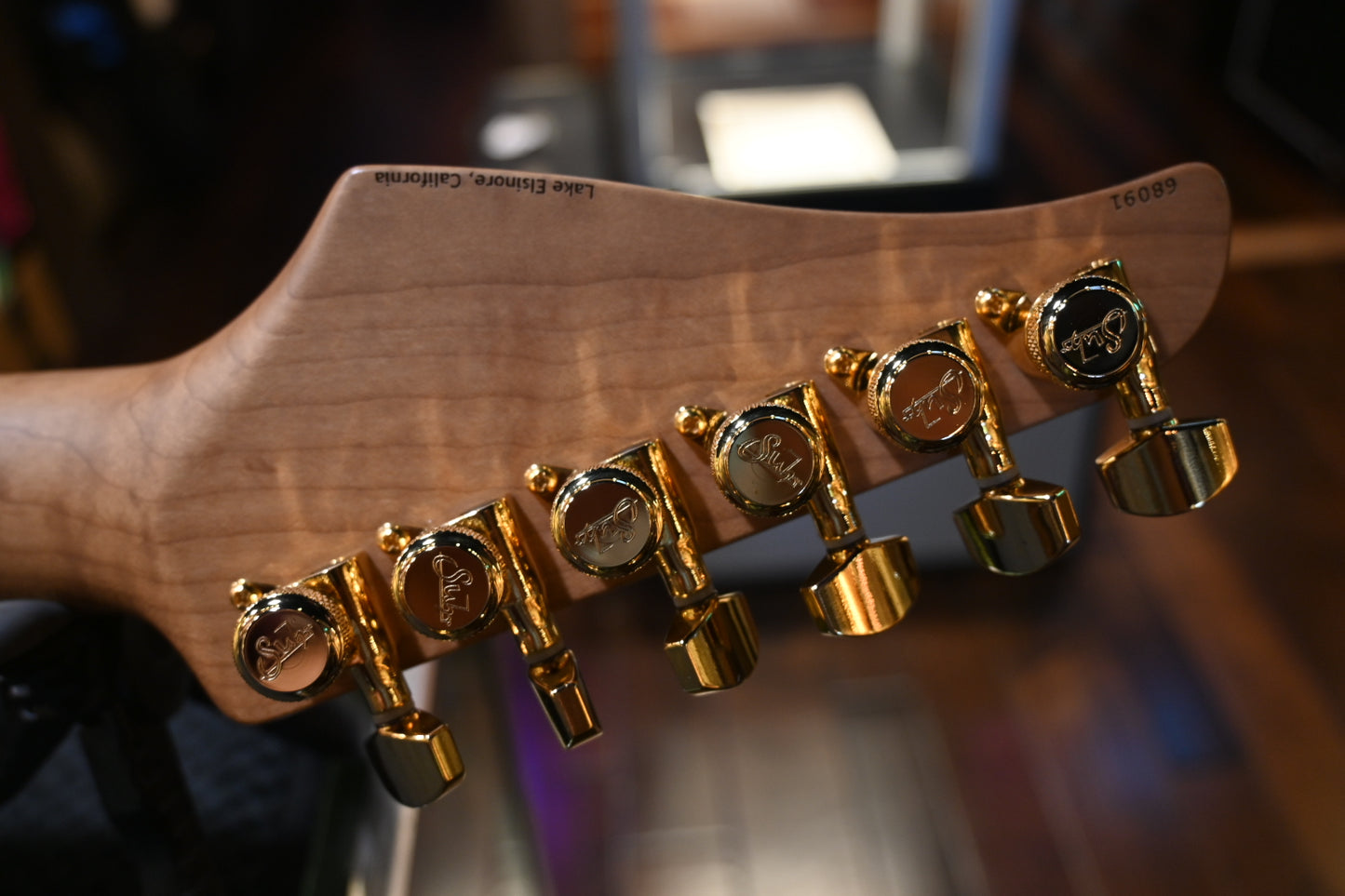 Suhr Custom Modern Quilt Top - Bengal Burst Guitar #8091 - Danville Music