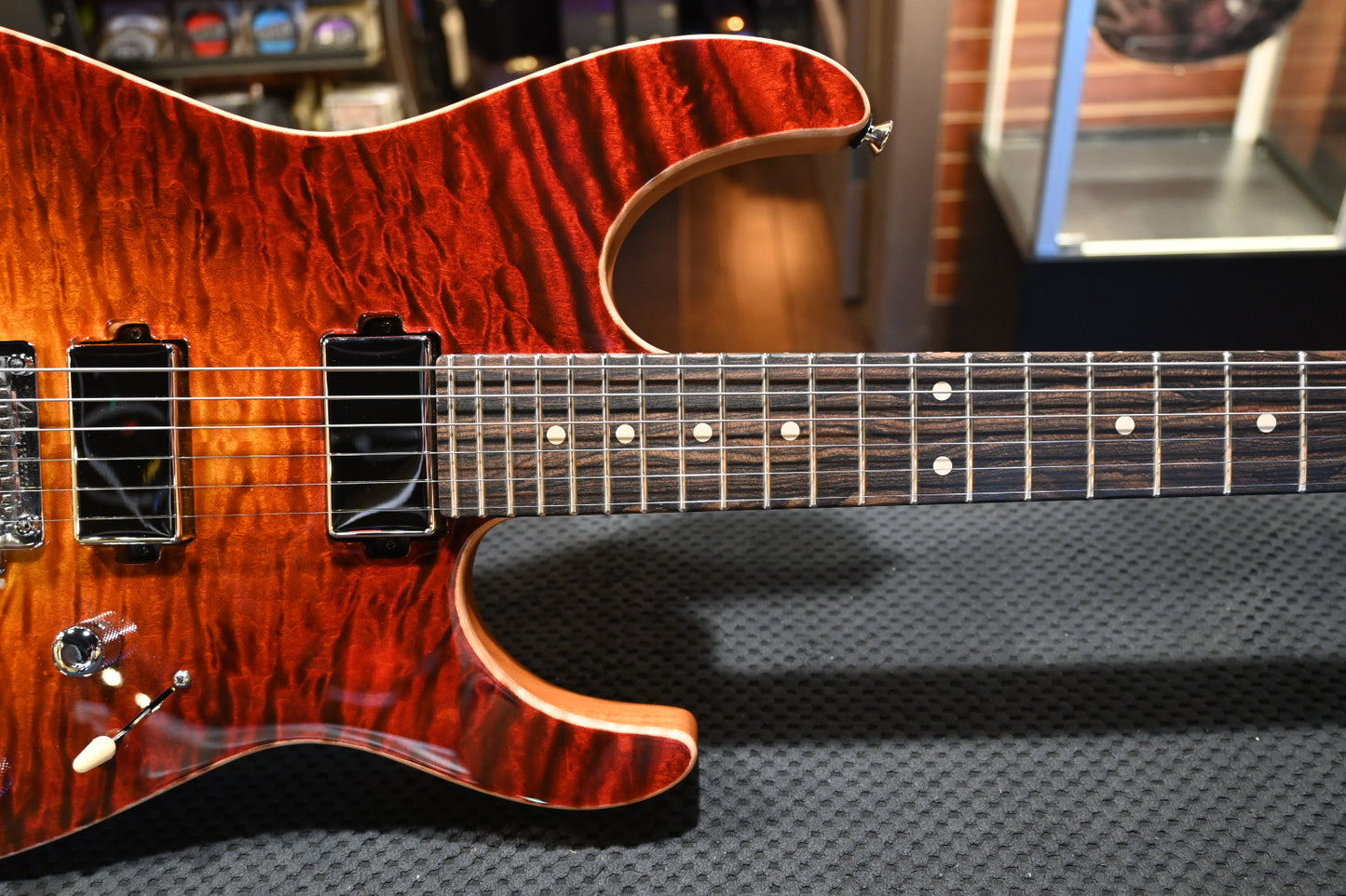 Tom Anderson Li’l Angel - Fire WakeSurf Guitar #522A - Danville Music